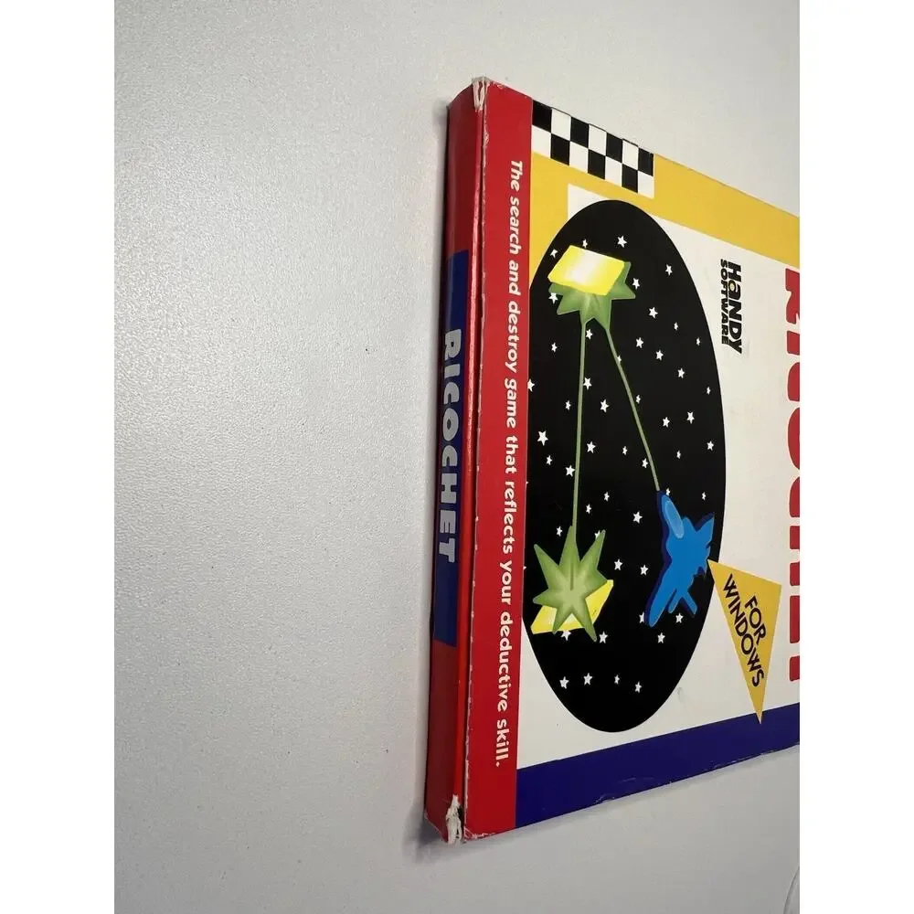 FLOPPY DISC GAME RICOCHET FOR WINDOWS PROGRAM PC MS-DOS COMPUTER 3.5